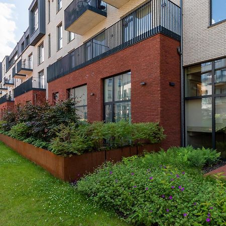 Ferienwohnung Stylish Loft With Terrace Paupys, Old Town Wilna Exterior foto