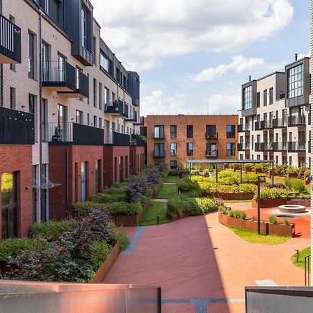 Ferienwohnung Stylish Loft With Terrace Paupys, Old Town Wilna Exterior foto
