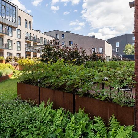 Ferienwohnung Stylish Loft With Terrace Paupys, Old Town Wilna Exterior foto