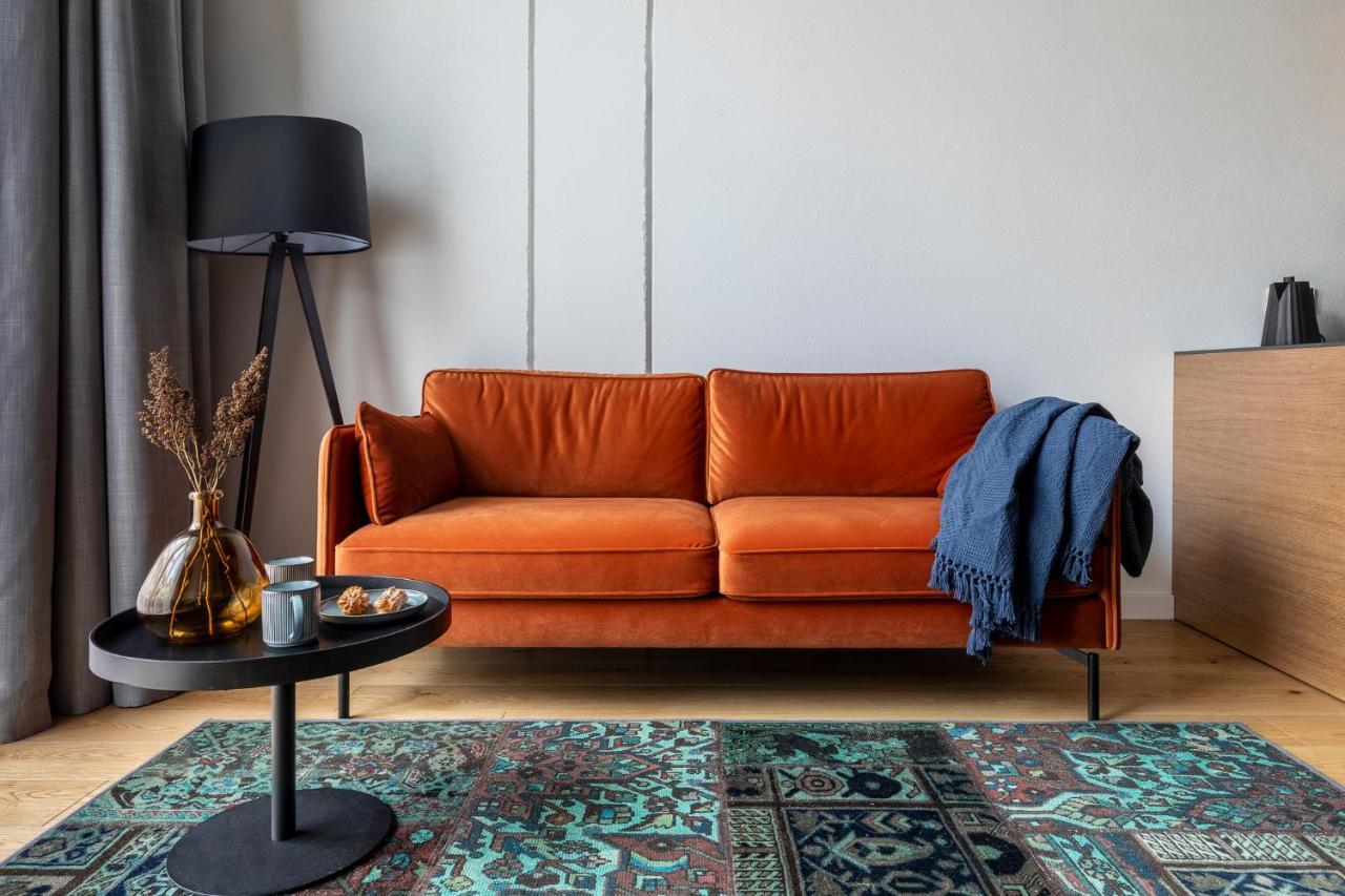 Ferienwohnung Stylish Loft With Terrace Paupys, Old Town Wilna Exterior foto